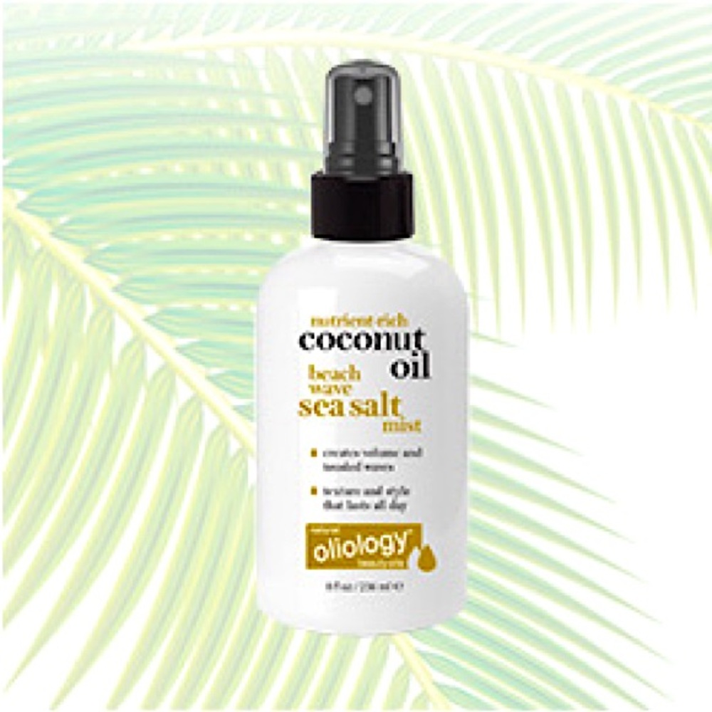 Oliology Coconut Oil Beach Wave Sea Salt Mist Spray, 8 oz.